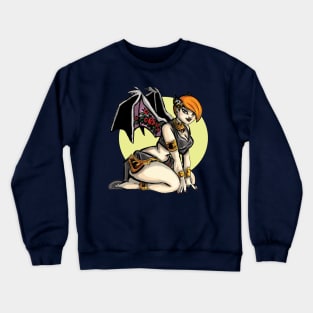 Demon Goddess Lilith Mae Crewneck Sweatshirt